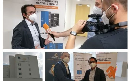 The battery will enable the Alzheimer’s Center Třebíč to save energy, nature and money