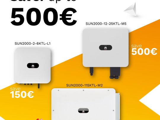 Oszczędzaj dzięki inwerterom Huawei!