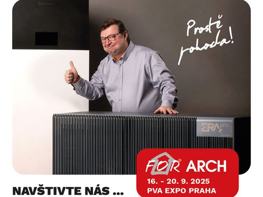 Tepelná čerpadla ERA na veletrhu FOR ARCH 2025